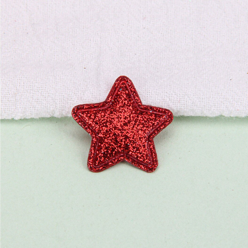 50tk 25mm viltkangas särav täht kaunistused reljeefne plaaster aplikatsioonid käsitöö kodu jõulupuu kaunistused kaunistused