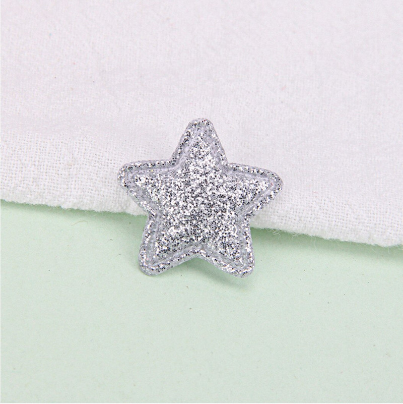 50tk 25mm viltkangas särav täht kaunistused reljeefne plaaster aplikatsioonid käsitöö kodu jõulupuu kaunistused kaunistused