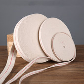 1M punutud puuvillane lambi tahk, küünal petrooleum puuvillaõli südamik DIY klaasõlilampide jaoks Materjal Lameda lambi tahiga tarvikud