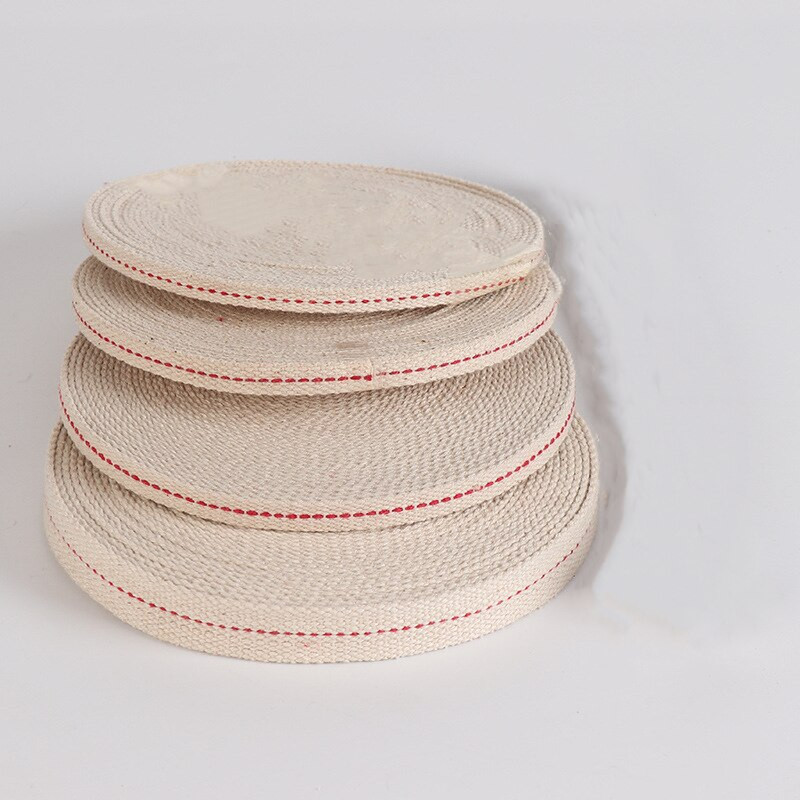 1M punutud puuvillane lambi tahk, küünal petrooleum puuvillaõli südamik DIY klaasõlilampide jaoks Materjal Lameda lambi tahiga tarvikud