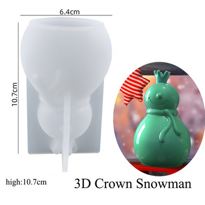 Božićno drvce Silikonski kalupi za DIY ručno rađeni kalup za mirisne svijeće od aroma gipsa Božićni ukrasi Rukotvorine za uređenje doma