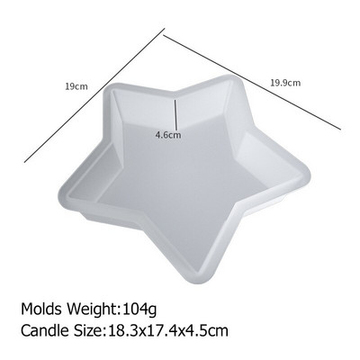 Αρωματικό κερί σε σχήμα U σε σχήμα U Μοντέλα σιλικόνης με αρωματικό κερί Άρωμα DIY Κεριά Γέφυρα ουράνιου τόξου Προμήθειες Κατασκευής Χειροτεχνίας διακόσμησης σπιτιού