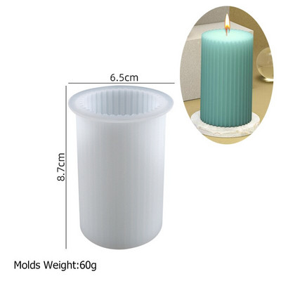 Αρωματικό κερί σε σχήμα U σε σχήμα U Μοντέλα σιλικόνης με αρωματικό κερί Άρωμα DIY Κεριά Γέφυρα ουράνιου τόξου Προμήθειες Κατασκευής Χειροτεχνίας διακόσμησης σπιτιού