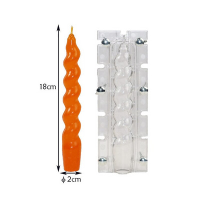 Εύκολη φόρμα ακρυλικών κεριών Μεγάλη ριγέ κολωνική κωνική φόρμα κυλίνδρου Διακόσμηση σπιτιού Στολίδια παρεκκλησιών γάμου DIY Δώρα