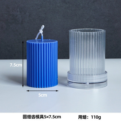 Εύκολη φόρμα ακρυλικών κεριών Μεγάλη ριγέ κολωνική κωνική φόρμα κυλίνδρου Διακόσμηση σπιτιού Στολίδια παρεκκλησιών γάμου DIY Δώρα