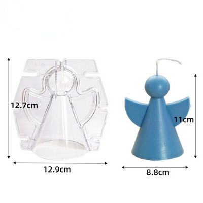 Εύκολη φόρμα ακρυλικών κεριών Μεγάλη ριγέ κολωνική κωνική φόρμα κυλίνδρου Διακόσμηση σπιτιού Στολίδια παρεκκλησιών γάμου DIY Δώρα