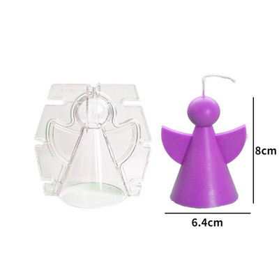 Εύκολη φόρμα ακρυλικών κεριών Μεγάλη ριγέ κολωνική κωνική φόρμα κυλίνδρου Διακόσμηση σπιτιού Στολίδια παρεκκλησιών γάμου DIY Δώρα