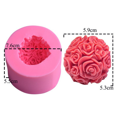 DIY suur pojeng, lilleküünal, silikoonvorm