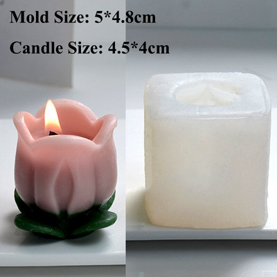 DIY suur pojeng, lilleküünal, silikoonvorm