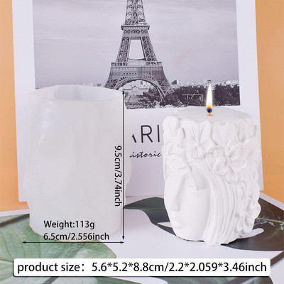 New Garland Goddess Avatar Κερί Καλούπι σιλικόνης DIY 3D Beauty Σώμα Γύψινο Στολίδι Κερί κατασκευής Κιτ Δώρα διακόσμησης σπιτιού