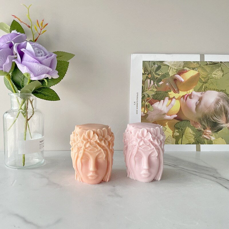 New Garland Goddess Avatar Κερί Καλούπι σιλικόνης DIY 3D Beauty Σώμα Γύψινο Στολίδι Κερί κατασκευής Κιτ Δώρα διακόσμησης σπιτιού