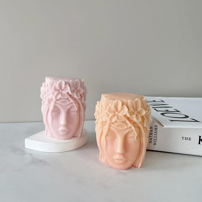 New Garland Goddess Avatar Κερί Καλούπι σιλικόνης DIY 3D Beauty Σώμα Γύψινο Στολίδι Κερί κατασκευής Κιτ Δώρα διακόσμησης σπιτιού