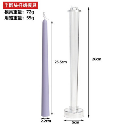 Σπειροειδής Μακρύς Πόλος Κερί Σιλικόνης για DIY Γεωμετρία Στρογγυλό Κερί Κατασκευή Ρητίνης Καλούπι Σαπουνιού Χειροποίητο Δώρο Διακόσμηση σπιτιού