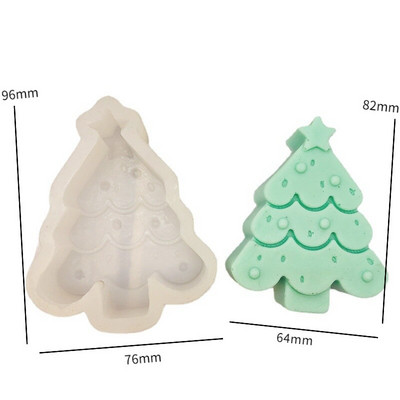 Jõulupuu silikoonküünla vorm isetegemine ingverileib Mees lumememm küünal šokolaadi seebi vaigu vormimine kingitused käsitöö kodusisustus