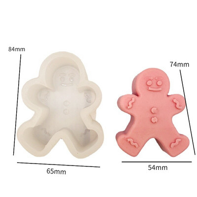 Jõulupuu silikoonküünla vorm isetegemine ingverileib Mees lumememm küünal šokolaadi seebi vaigu vormimine kingitused käsitöö kodusisustus