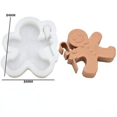 Jõulupuu silikoonküünla vorm isetegemine ingverileib Mees lumememm küünal šokolaadi seebi vaigu vormimine kingitused käsitöö kodusisustus