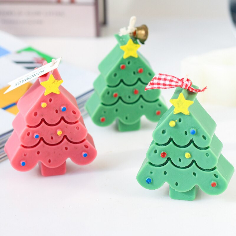 Jõulupuu silikoonküünla vorm isetegemine ingverileib Mees lumememm küünal šokolaadi seebi vaigu vormimine kingitused käsitöö kodusisustus