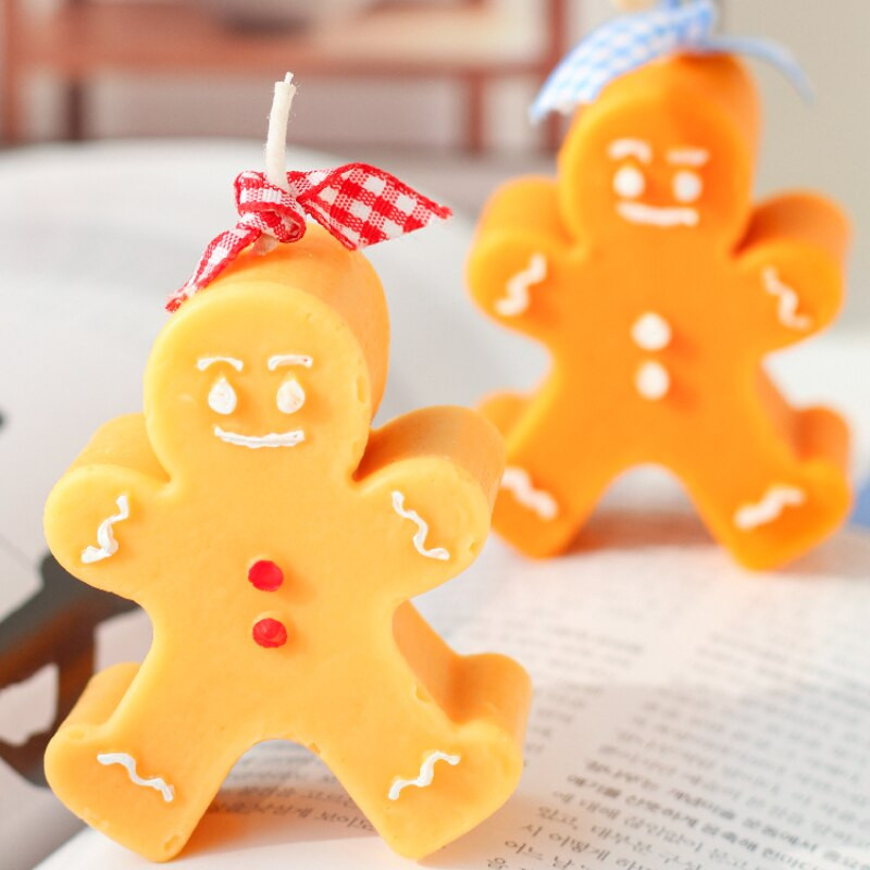 Jõulupuu silikoonküünla vorm isetegemine ingverileib Mees lumememm küünal šokolaadi seebi vaigu vormimine kingitused käsitöö kodusisustus