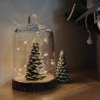 3D восъчна свещ за коледна елха Силиконова форма Коледен подарък за приятели Десерт Желе сладолед Ароматерапевтични форми за свещи