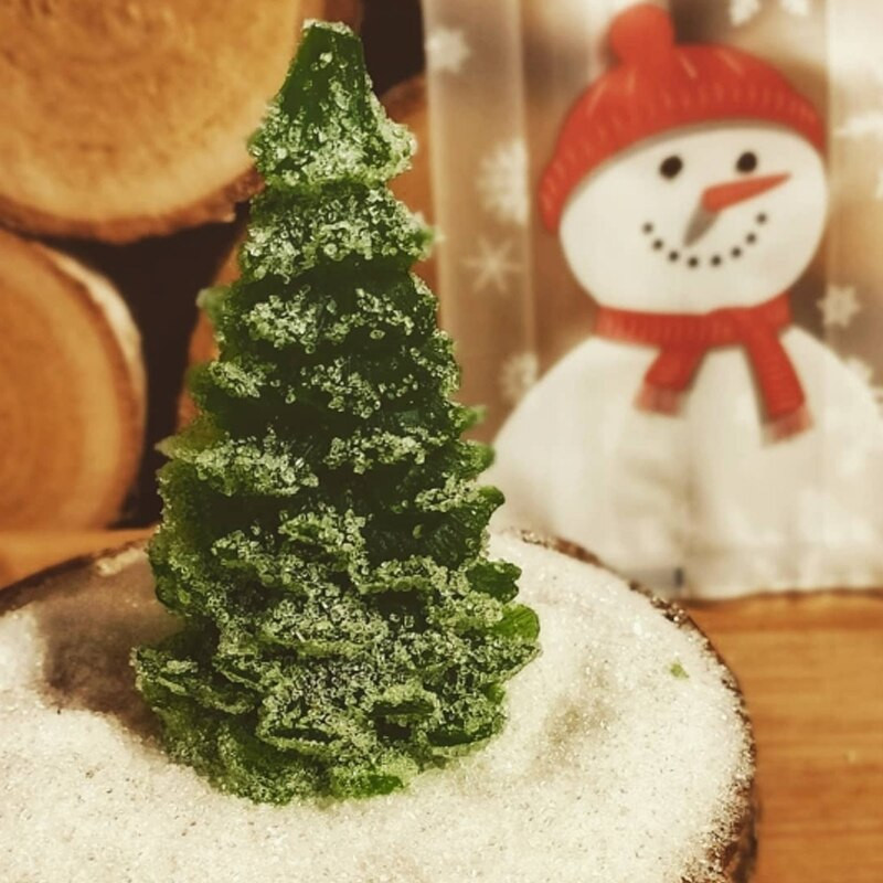 3D Κερί Χριστουγεννιάτικο Δέντρο Κερί Φόρμα σιλικόνης Χριστουγεννιάτικο δώρο για φίλους Επιδόρπιο ζελέ παγωτό Αρωματοθεραπεία Καλούπια κεριών