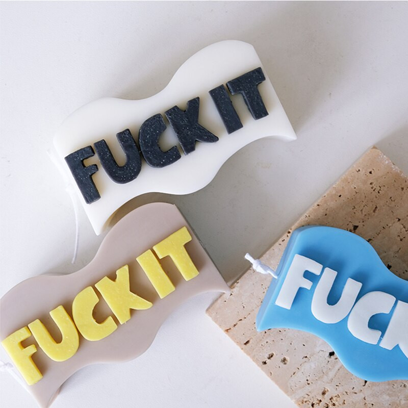 3D Letters Waves Καλούπι κεριού πυριτίου DIY Γεωμετρικό αρωματικό κερί κατασκευής ρητίνης Κερί κατασκευής δώρων Προμήθειες χειροτεχνίας Διακόσμηση σπιτιού