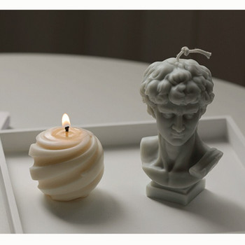 Креативна топка Свещ Силиконова форма Направи си сам Проста геометрия Ароматна мазилка Изработка на свещи от сапун Подаръци Занаяти Консумативи за домашен декор