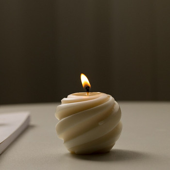 Creative Ball Candle Mould Silicone DIY Simple Geometry Αρωματικό Γύψινο Σαπούνι Κερί Δώρα Κατασκευής Χειροτεχνίας Προμήθειες διακόσμησης σπιτιού