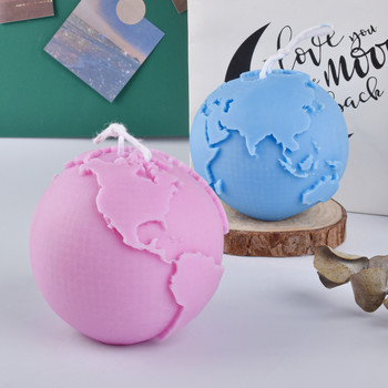 Creative Ball Candle Mould Silicone DIY Simple Geometry Αρωματικό Γύψινο Σαπούνι Κερί Δώρα Κατασκευής Χειροτεχνίας Προμήθειες διακόσμησης σπιτιού
