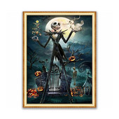 Tim Burton DIY Cross Stitch 11CT Κιτ κεντήματος Σετ χειροτεχνίας βελονιάς Εκτυπωμένος καμβάς βαμβακερό νήμα Διακόσμηση σπιτιού Χονδρική