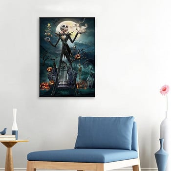 Tim Burton DIY Cross Stitch 11CT Κιτ κεντήματος Σετ χειροτεχνίας βελονιάς Εκτυπωμένος καμβάς βαμβακερό νήμα Διακόσμηση σπιτιού Χονδρική