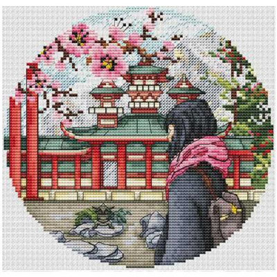 Tüdrukute reisimustrid loendatavad ristpisted 11CT 14CT 16CT 18CT hulgimüük Hiina ristpistete komplekt tikandi näputöökomplektid