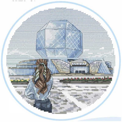 Tüdrukute reisimustrid loendatavad ristpisted 11CT 14CT 16CT 18CT hulgimüük Hiina ristpistete komplekt tikandi näputöökomplektid