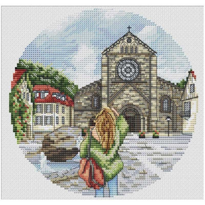 Tüdrukute reisimustrid loendatavad ristpisted 11CT 14CT 16CT 18CT hulgimüük Hiina ristpistete komplekt tikandi näputöökomplektid