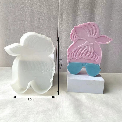 Veliki silikonski kalup za svijeće Životinjski cvijet Geometrijski oblik Komplet za izradu svijeća Aromaterapija Kalup za pecivo od gipsane smole Dekoracija automobila