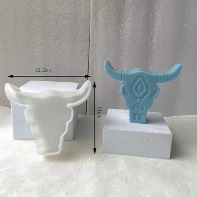 Veliki silikonski kalup za svijeće Životinjski cvijet Geometrijski oblik Komplet za izradu svijeća Aromaterapija Kalup za pecivo od gipsane smole Dekoracija automobila