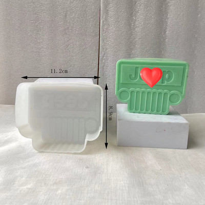 Veliki silikonski kalup za svijeće Životinjski cvijet Geometrijski oblik Komplet za izradu svijeća Aromaterapija Kalup za pecivo od gipsane smole Dekoracija automobila