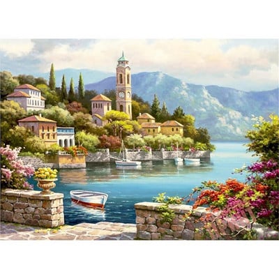 Landscape Scenery DIY Embroidery Cross Stitch 11CT Kits Craft Needlework Set Εκτυπωμένο καμβά βαμβακερή κλωστή Home Dropshipping