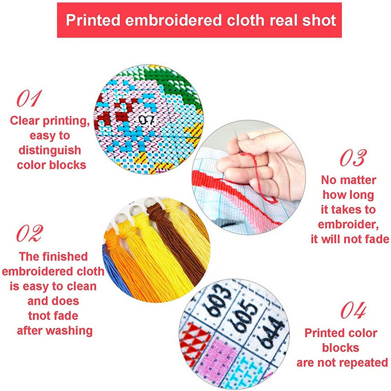 Animal Lion Pre-printed 11CT Cross Stitch Ebroidery Kit DMC Threads Craft Κεντήματα χειροτεχνίας νήμα ραπτικής για ενήλικες Δώρο