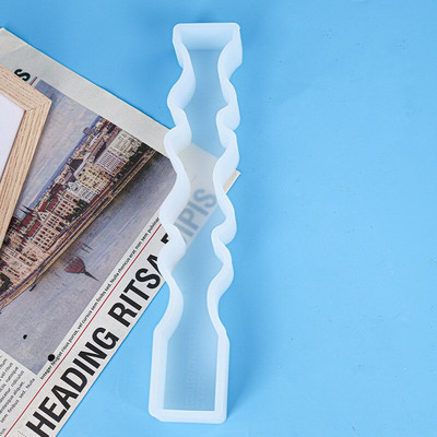 Καλούπι σιλικόνης για μακρύ κερί ευρωπαϊκού τύπου DIY Εργαλείο κατασκευής κεριών με αρωματικό σαπούνι από ρητίνη απλού στυλ Διακόσμηση σπιτιού Καλούπι κεριών