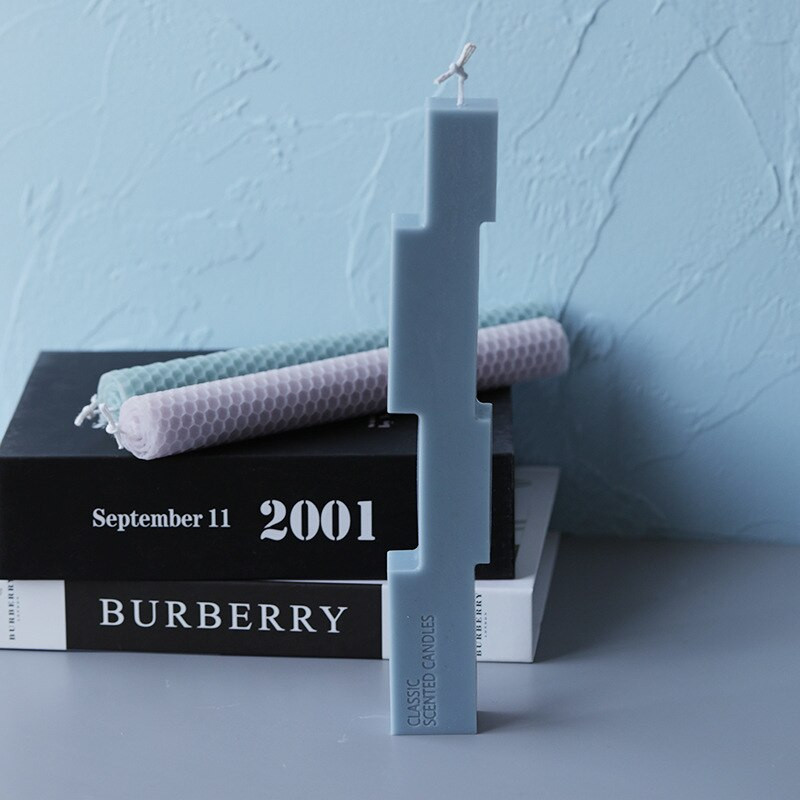 Καλούπι σιλικόνης για μακρύ κερί ευρωπαϊκού τύπου DIY Εργαλείο κατασκευής κεριών με αρωματικό σαπούνι από ρητίνη απλού στυλ Διακόσμηση σπιτιού Καλούπι κεριών