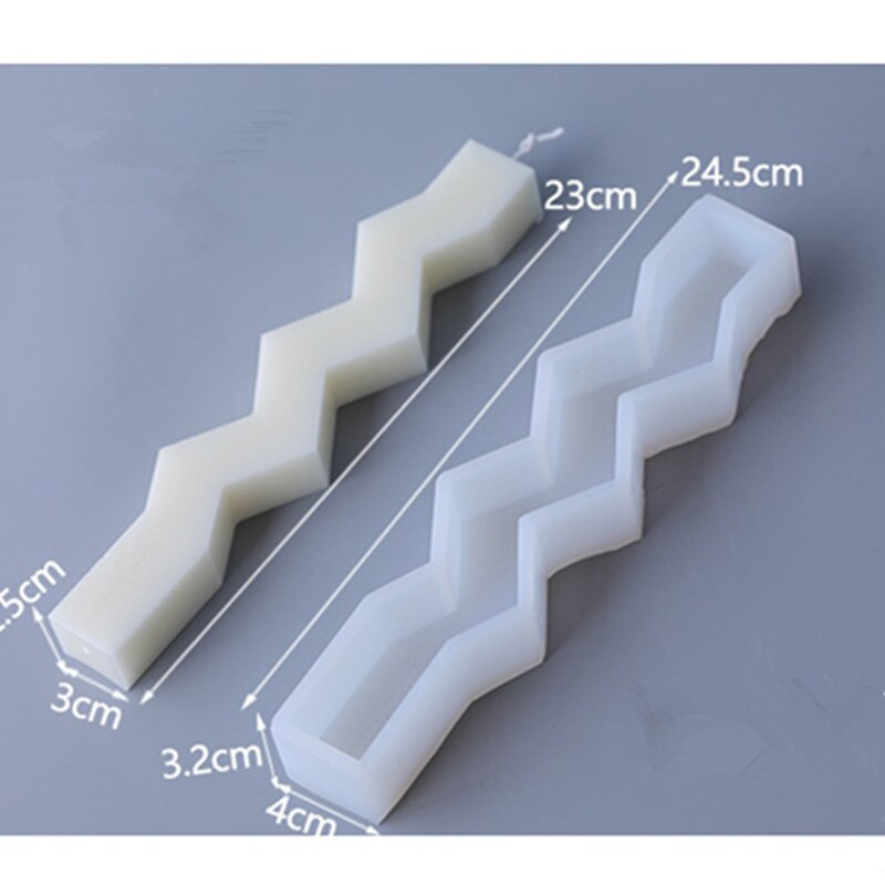 Καλούπι σιλικόνης για μακρύ κερί ευρωπαϊκού τύπου DIY Εργαλείο κατασκευής κεριών με αρωματικό σαπούνι από ρητίνη απλού στυλ Διακόσμηση σπιτιού Καλούπι κεριών