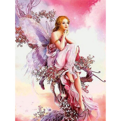 Angel Butterfly DIY Cross Stitch 11CT Κιτ κεντήματος Craft Needlework Σετ Βαμβακερή κλωστή Τυπωμένο καμβά Home Dropshipping