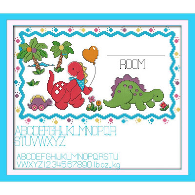 Σετ κεντήματος Joy Κιτ κεντήματος με σταμπωτό σταυρόβελονα Εκτυπωμένα μοτίβα 11CT 14CT Counted Fabric Thread DIY Σετ κεντημάτων