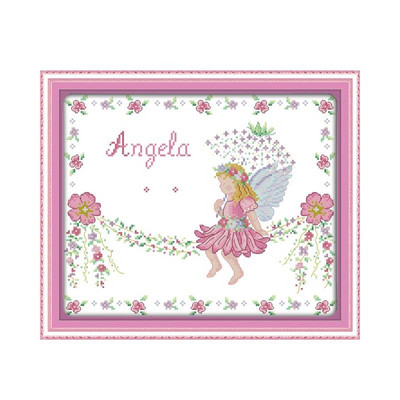 Σετ κεντήματος Joy Κιτ κεντήματος με σταμπωτό σταυρόβελονα Εκτυπωμένα μοτίβα 11CT 14CT Counted Fabric Thread DIY Σετ κεντημάτων