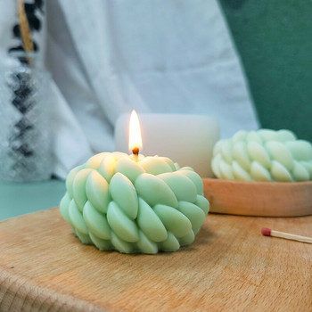 Santa Ana λουλούδι Καλούπι κεριών σιλικόνης DIY παχύφυτα Κεριά κατασκευή χειροποίητο σαπούνι ρητίνης άργιλο καλούπι Δώρο Art Craft Διακόσμηση σπιτιού