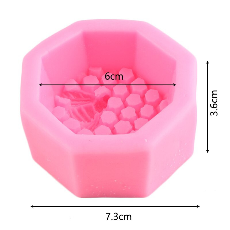 3D kärgstruktuuriga küünlavaha vormid mesilase silikoonist fondant vorm käsitsi valmistatud seebiga epoksüvaigust vorm šokolaadikommi koogi kaunistamiseks