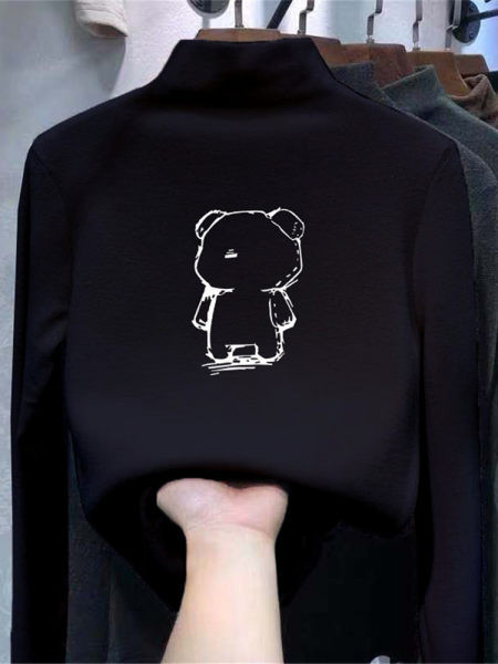 Polo krae ja trükiga lastepluus