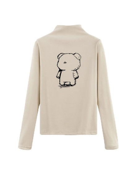 Polo krae ja trükiga lastepluus