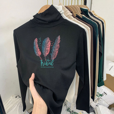 Laste vabaaja pluus kõrge polo kraega