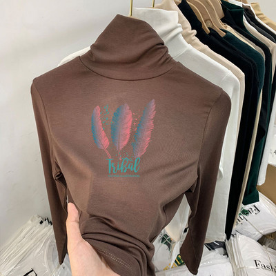 Laste vabaaja pluus kõrge polo kraega